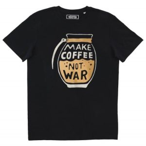 T-shirt Make Coffee Not War – Collection Cafe