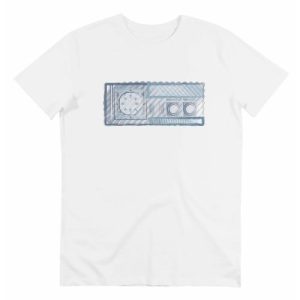 T-shirt Manette Master System Bleue – Tshirt Retrogaming