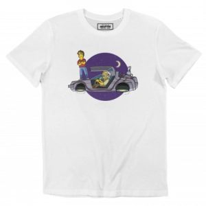 T-shirt Marty & Doc – Tshirt Personnages BTTF x Simpsons