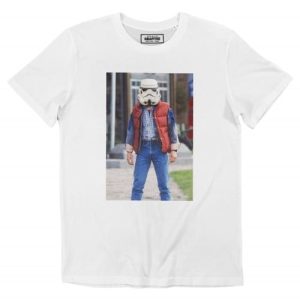 T-shirt Marty Stormtrooper – Tshirt McFly Casque Star Wars