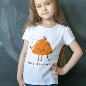 T-shirt Mary Pooppins – Version poop de Mary Poppins