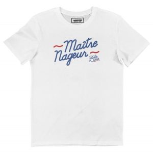 T-shirt Maitre Nageur – Tee-shirt Humour Piscine pour Homme