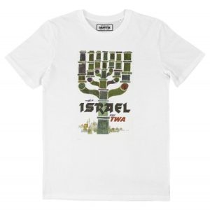 T-shirt Menorah – Tshirt Chandelier 7 Branches Israel