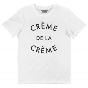 T-shirt Message Creme de la Creme
