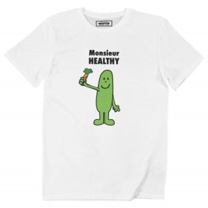 T-shirt Monsieur Healthy – Tshirt Detourne Monsieur Madame
