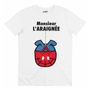 T-shirt Monsieur L’Araignee – Tshirt Rigolo Spider-Man