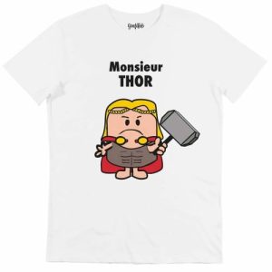 T-shirt Monsieur Thor – Tshirt Thor x Monsieur Bonhomme