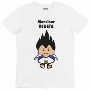 T-shirt Monsieur Vegeta – Tshirt Vegeta x Monsieur Madame