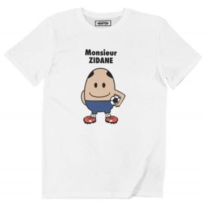T-shirt Monsieur Zidane – Tshirt Zinedine x Monsieur Madame