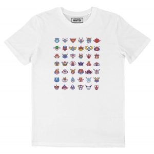T-shirt Mosaique Robots – Tetes Mecha Anime Manga