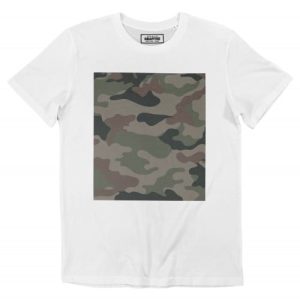 T-shirt Motif Camo – Tshirt Imprime Camouflage Militaire