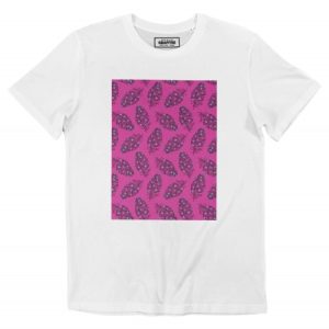 T-shirt Motif Plumes Roses – Tee-shirt Tendance pour Homme