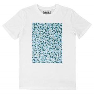 T-shirt Motifs Bacteries Abstraites