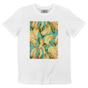 T-shirt Motifs Bananes – Tshirt Imprime Grappes de Bananes