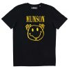 T-shirt Munson – Logo Smiley Rock Stranger Things 4