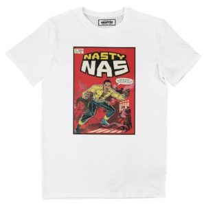 T-shirt Nasty Nas – Tee-shirt Rappeur Nas en Comics