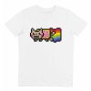 T-shirt Nyan Cat – Tee-shirt Meme Chat Volant