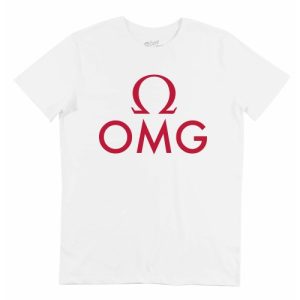 T-shirt OMG – Detournement Logo Montres, Coupe Homme