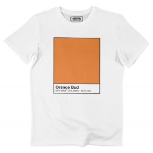 T-shirt Orange Bud – Tshirt Imprime Concept Cannabis