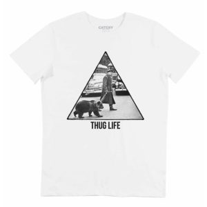 T-shirt Ours Thug Life – Tee-shirt Ours en Laisse