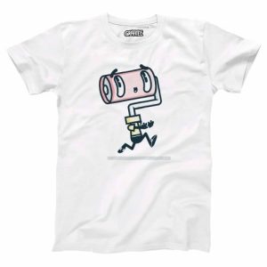 T-shirt Paintroller Mascot  Bonhomme Rouleau a Peindre T-shirt Paintroller Mascot  Bonhomme Rouleau a Peindre