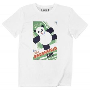 T-shirt Panda Brookfield Zoo – Affiche Vintage Graphique
