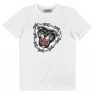 T-shirt Panthere Tattoo – Tshirt Motif Panthere style Tatouage