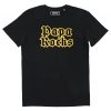 T-shirt Papa Rocks – Ecriture Gothique Rock Fun