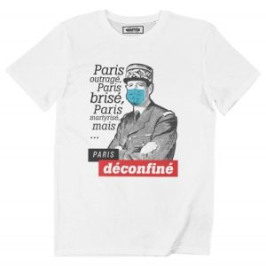 T-shirt Paris Deconfine – Discours De Gaulle Liberation