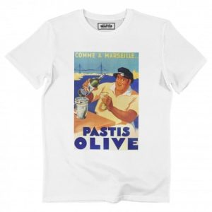 T-shirt Pastis Olive Marseille
