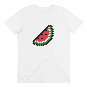 T-shirt Pastique Pixel – Tshirt Tranche de Pasteque Pixellisee