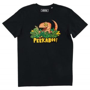 T-shirt Peekaboo – Dessin Dinosaure Mignon T-shirt Peekaboo – Dessin Dinosaure Mignon