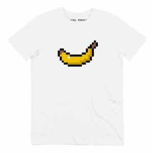 T-shirt Pixel Banane – Tshirt Emoticone Banane en Pixel Art