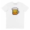 T-shirt Pixel Biere – Dessin Pinte Chope Pixelisee