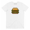 T-shirt Pixel Burger – Tshirt Dessin Hamburger en Pixel Art