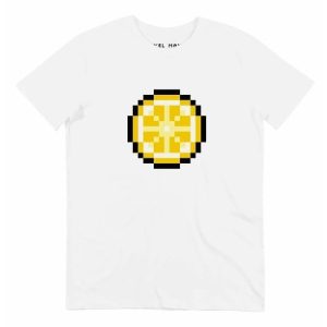 T-shirt Pixel Citron – Tshirt Rondelle de Citron en Pixel Art