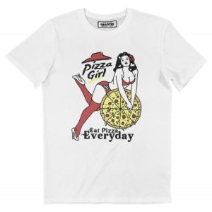 T-shirt Pizza Hot Pin-up et Pizzas