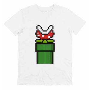 T-shirt Plante Piranha – Tshirt Plante Carnivore Mario