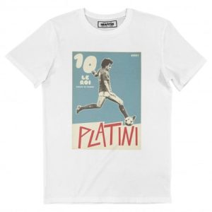 T-shirt Platini – Tee-shirt Illustration Vintage Michel Platini