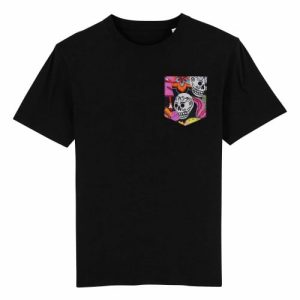T-shirt À Poche Mariachi – Tetes de Mort Mexicaines  Grafitee