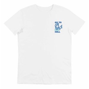 T-shirt Police – Illustration Humour Go To Hell