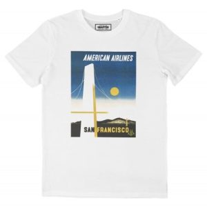 T-shirt Pont San Francisco – Affiche Vintage