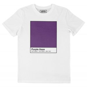 T-shirt Purple Haze – Tshirt Cannabis Pantone