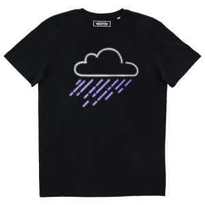 T-shirt Purple Rain – Dessin Nuage Pluvieux Pourpre T-shirt Purple Rain – Dessin Nuage Pluvieux Pourpre