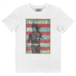 T-shirt Puyol Barca – Tee-shirt Carlos Puyol FC Barcelone