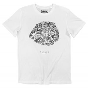 T-shirt Quartiers Paname – Carte de Paris