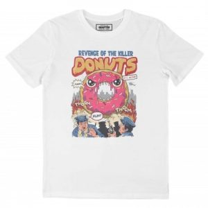 T-shirt Revenge Of The Donuts – Dessin Comics Donut Geant