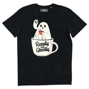 T-shirt Roasty And Ghostly – Fantome et Tasse a Cafe T-shirt Roasty And Ghostly – Fantome et Tasse a Cafe