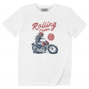 T-shirt Rolling Faster – Univers Moto Enduro Vintage T-shirt Rolling Faster – Univers Moto Enduro Vintage