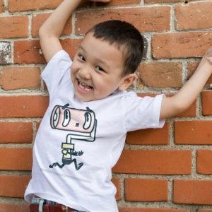 T-shirt Rouleau a Peinture  Dessin Mascotte T-shirt Rouleau a Peinture  Dessin Mascotte